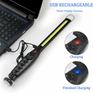 Lampe de travail LED COB 5000 lumens, rechargeable, portable, avec base magnétique, pour réparation automobile, atelier, garage, éclairage d'urgence - Product Image 6