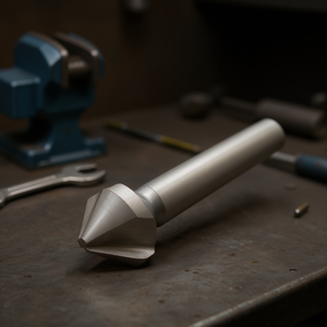 Ttake 90 Degree Countersink Hss Ta1230 Din 335 <b>C</b> 3 Flutes Cylindrical Shank For Metal Drilling - Product Image 3
