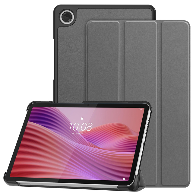 Business PU Leather Book Flip Tablet Cover for Lenovo Tab K9 /Tab One 8.7 Inch 2025 TB-305FU Foldable Stand Case Wake/Sleep