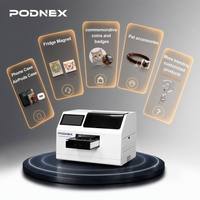 Impresora UV Plana A3 Automática con Tinta UV PodNEX AI para Carcasas de Teléfono/AirPods, Imanes de Refrigerador, Etiquetas para Mascotas y Regalos de Plástico