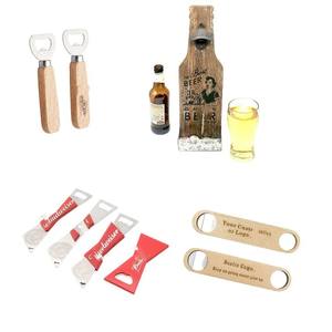 Op Maat Gemaakte Strandhouten Handvat Bierflesopener Luxe Ronde Houten Flesopener Barware Accessoires - Product Image 2