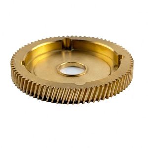 Services de fraisage CNC de haute précision pour engrenages droits métalliques sur mesure, pignons en acier inoxydable, laiton, cuivre pour usage industriel - Product Image 2