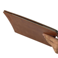 Carpeta de Presentación A4 Personalizada de Cuero Sintético PU, Portadocumentos con Bloc de Notas, Hecho en China, Marca OEM y ODM
