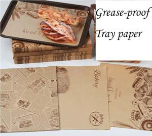 Bandeja de Papel Kraft para Alimentos Fritos, Papel para Alimentos Personalizado al por Mayor, Papel Antigrasa de Grado Alimenticio para Sándwiches, Hamburguesas y Horneado - Product Image 2