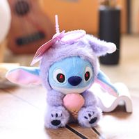 Pendentif chien en peluche cousu de 13 cm, rembourré en coton PP, super doux, porte-clés, pour sac, vente en gros pour machines à griffes