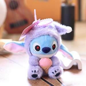 13CM/5-inch super schattig gestikt pluche sleutelhanger pluche speelgoed dier speelgoed hanger decoratie anime handgemaakte productie - Product Image 6