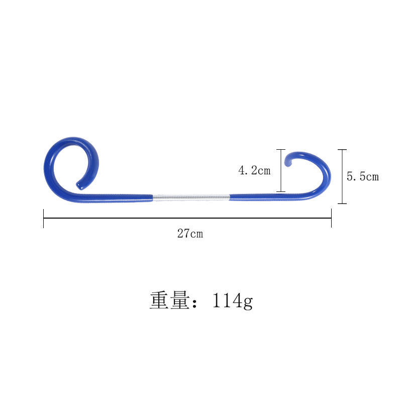 ก้านสีขาว - ปลอกยางสีน้ำเงิน