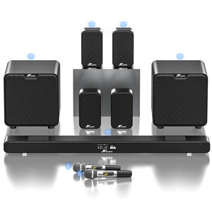 Hệ thống rạp hát tại nhà tất cả trong một 7.2ch với loa siêu trầm không dây kép và loa vệ tinh <span class=keywords><strong>Soundbar</strong></span> hoàn hảo cho TV - Product Image 2