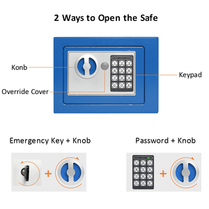 Ngoài Trời Không Thấm Nước Giấu Điện Tử Kỹ Thuật Số Khó<span class=keywords><strong>a</strong></span> Nhà Nhỏ An Toàn Hộp Cho Trẻ Em Cung Cấp Bằng Kim Loại Chữ Số - Product Image 4