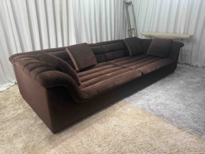 Juegos de sofás Sala de estar Muebles de interior Sofá flotante Sofá Seccional de terciopelo de rendimiento de Ellison studios - Product Image 6