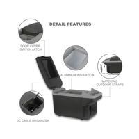 Vente chaude Glacière Mini Réfrigérateur Voiture 12V Chargeur Réfrigérateur Pas Cher mais Qualité Maquillage Réfrigérateur
