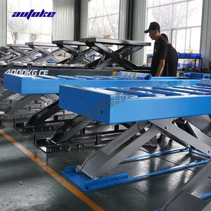 Sollevatore Idraulico Portatile Elettrico a Forbice da 4000kg <span class=keywords><strong>1</strong></span>.4 per Auto da Garage con Cilindro a Posizione Intermedia e Certificazione CE - Product Image 5