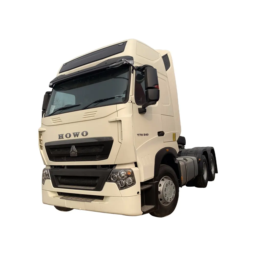 कम कीमत चीन HOWO ट्रक का इस्तेमाल किया 430HP A7 T7 सीएनजी Sitrak रस्सा ट्रक 6X4 प्रमुख भूमिका निभाने 10 टायर गैस ट्रैक्टर ट्रक