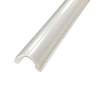 Diffuseur à LED blanc laiteux Tube en polycarbonate givré pour l'extrusion de plastique avec service de découpe