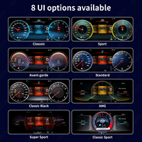 Pantalla Digital LCD de 12.3 Pulgadas para el Panel de Instrumentos, con CarPlay y Android Auto para Mercedes-Benz GLA/CLA/W176/X156/C117