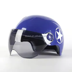 Casco classico tedesco Motorradhelm di alta qualità per <span class=keywords><strong>Kask</strong></span> Men <span class=keywords><strong>bici</strong></span> elettrica casco Vintage moto - Product Image 4