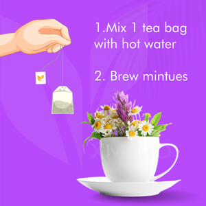 Infusión nocturna sin cafeína para dormir con té de hierbas naturales de manzanilla - Product Image 4