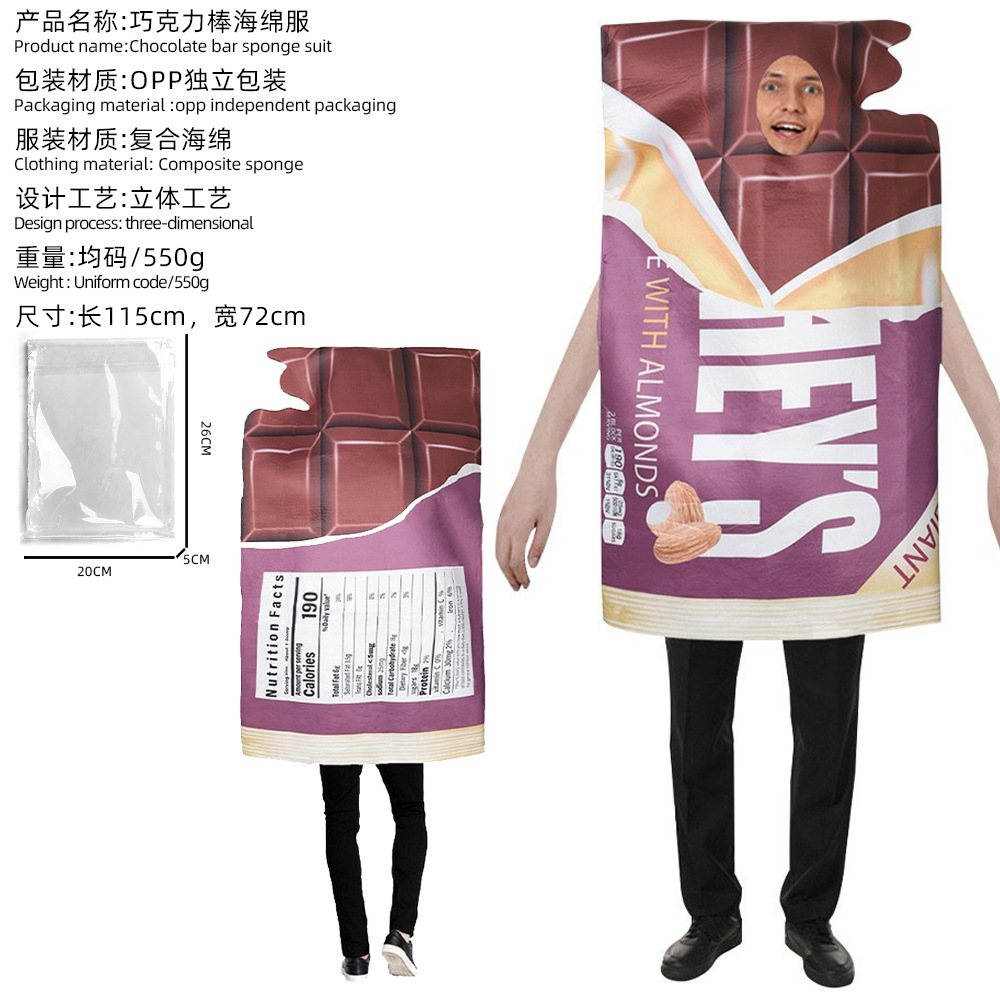Fun Chocolate Bar Costumes