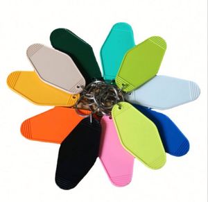 <b>Custom</b> logo Promotional Blank Plastic Retro Vintage Motel Hotel Room <b>Keychain</b> - Product Image 2