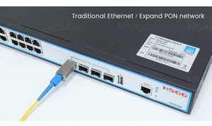 Vente chaude HSGQ Micro Single Port 1:32 Mini GPON OLT STICK incluant un convertisseur de média - Product Image 2