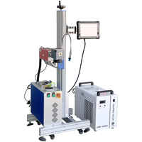 UV-vliegende lasermarkeringsmachine 5W 10W ter vervanging van CIJ-inkjetprinter op verpakkingslijn, geen inkt, datumcodering
