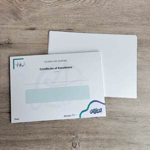 ใบประกาศนียบัตรรางวัล A4 แบบกำหนดเองพร้อมพิมพ์โลโก้ของคุณสำหรับใบประกาศนียบัตรรางวัลและประกาศนียบัตรระดับพรีเมียม - Product Image 6