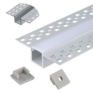 Profilé d'extrusion en aluminium pour LED sans cadre, profilé LED pour bande de plâtre, canal LED encastré pour cloison sèche, profilé LED en aluminium pour plafond et mur - Product Image 1