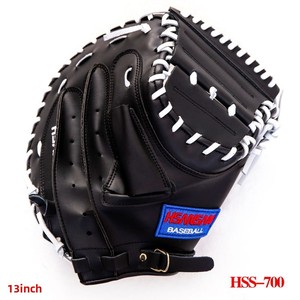 Gants de <span class=keywords><strong>baseball</strong></span> et de softball pour gauchers de 13 pouces en cuir synthétique de haute qualité pour adultes, avec protège-main de receveur – Vente en gros - Product Image 2