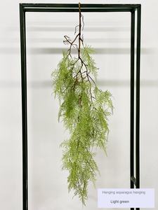 Mosto Hanging Mist Wedding Hall Caja decorativa de plantación de seda verde Techo de Navidad Colgando Flores artificiales Venta al por mayor Falso - Product Image 6