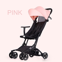 Poussette bébé pliable compacte 2-en-1 de luxe légère SUNNUO en gros avec auvent pliant