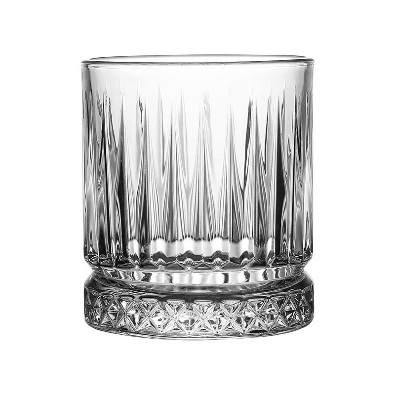11oz Crystal wine classical striped whiskey glass bar vodka glass cup