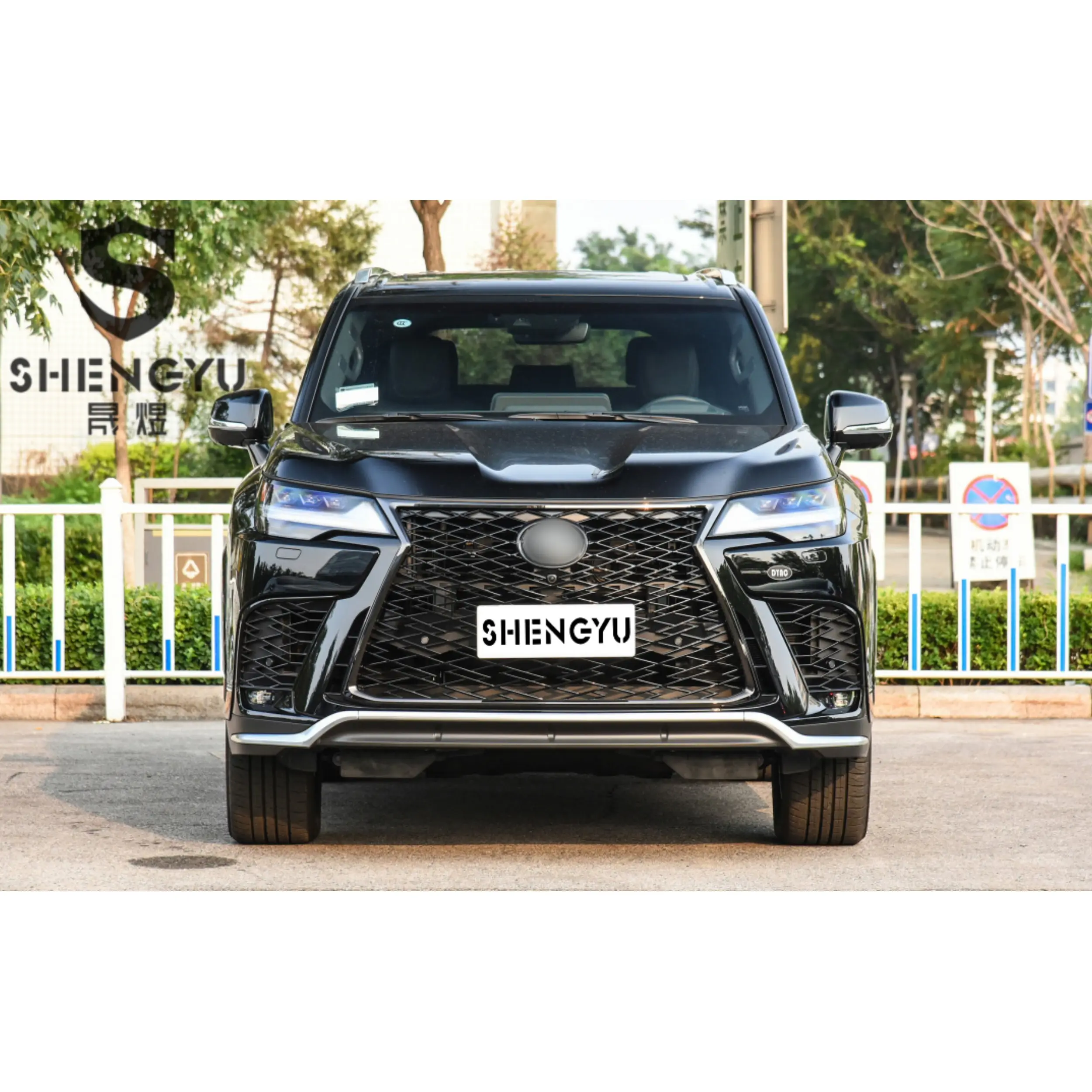 Хорошая цена, автомобильные системы для Lexus LX600 2022, сменная модель на F-sport, комплект facelift с передней губой и решеткой в сборе