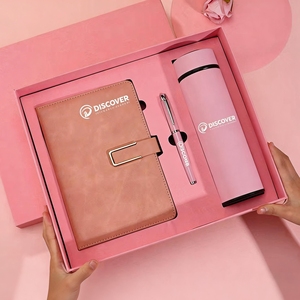 En stock, coffret cadeau de carnet <span class=keywords><strong>A5</strong></span> relié, <span class=keywords><strong>bloc</strong></span>-notes simple pour les réunions de bureau, personnalisable avec impression de logo, souvenir - Product Image 1