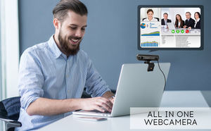 <span class=keywords><strong>Webcam</strong></span> WeDoInnov 2K CMOS 3-en-1 pour conférence, modèle 94 ° FOV Plug and Play pour le bureau à domicile - Product Image 6