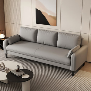 Canapé d'angle moderne et simple <span class=keywords><strong>de</strong></span> <span class=keywords><strong>petite</strong></span> taille en similicuir écologique, deux places, pour salons, propriétés à louer, bureaux et espaces <span class=keywords><strong>de</strong></span> repos - Product Image 2