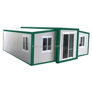 Casa Móvil Prefabricada Expandible de 2 Dormitorios, Impermeable, Moderna, con Energía Solar, sobre Ruedas, de 20 pies/40 pies, Plegable - Product Image 1