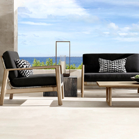 Hochwertige Terrasse Garten Outdoor-Sofa High-End-Hotel Terrasse Wasserdichte Möbel Villa Garten Sofa