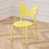Chaise d'enfant empilable rose à ailes, best-seller, pour fête d'anniversaire, baby shower, fête sur le thème de la ballerine