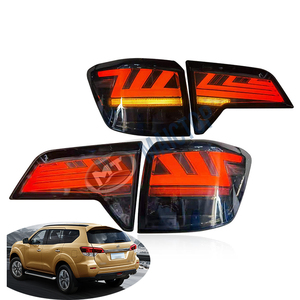 Maictop accessoires de voiture lifting mise à niveau de la fumée led feu arrière feu arrière pour nissan terra 2018 2019 2020 - Product Image 1