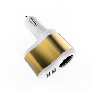 Adaptateur allume-cigare de voiture avec trois ports USB, chargeur rapide, entrée 12-24V, sortie 2100W, séparateur un à trois - Product Image 5