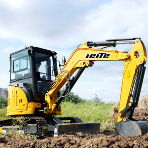 รถขุดขนาดเล็ก LEITE 4.0 ตัน เครื่องยนต์ EPA แบบตีนตะขาบ สำหรับใช้งานในฟาร์ม เครื่องจักรงานดิน พร้อมเกียร์บ็อกซ์และปั๊ม - Product Image 5