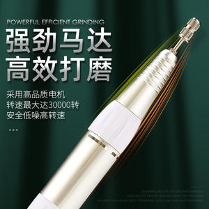 Perceuse à ongles mobile R9 Plus, outil de manucure 3,2 mm, rechargeable par USB, portable, forme stylo, avec écran tactile pour le soin des ongles - Product Image 2