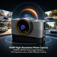 Cámara para Coche VIEVGUARB VS1132 con Monitor de Estacionamiento, Grabación en Bucle, Visión Nocturna, Sensor G, Control por Aplicación, Lente Dual 4K, GPS/WiFi Integrado, Ranura para Tarjeta TF