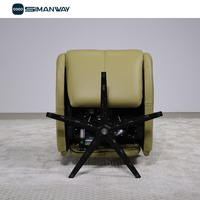 Fauteuil inclinable pivotant électrique en cuir véritable moderne sur mesure en gros pour salon