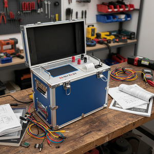 Pengukur resistensi DC, 20A, transformator Digital, penguji resistensi belok, pengukur resistensi DC - Product Image 1