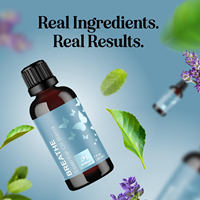 Mélange d'huiles essentielles rafraîchissantes pour la respiration avec eucalyptus, menthe poivrée, arbre à thé et menthe pour diffuseurs, aromathérapie pour la maison et la douche