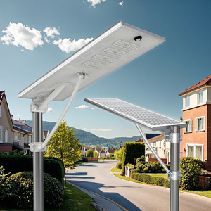 Đèn đường năng lượng mặt trời LED cảm biến chuyển động ngoài trời chống nước IP65 trang trí đường phố 30W 50W 60W 80W 100W - Product Image 1