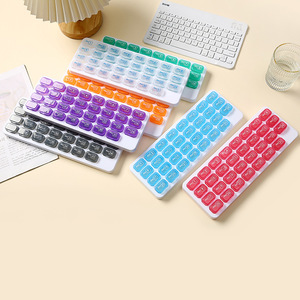 Pastillero Portátil de 31 Días, Organizador Mensual de Medicamentos con 31 Compartimentos, de Plástico, a Prueba de Polvo, con Tapa, Color Sólido - Product Image 1