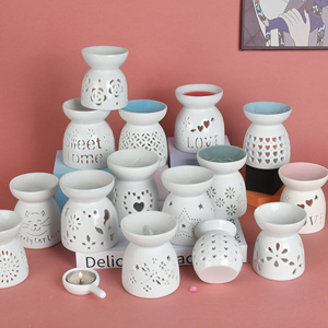 Home Hotel Decoration Candle Essential Oil Atmosphere Aromatherapy Ceramic Oil Burner <strong>Angel</strong> Pattern - Product Image 6