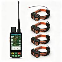 Traceur GPS ESEEK pour chiens : Capacité de 20 colliers + Lecture de l'historique des trajets (journalisation sur 7 jours) et Entraînement en groupe